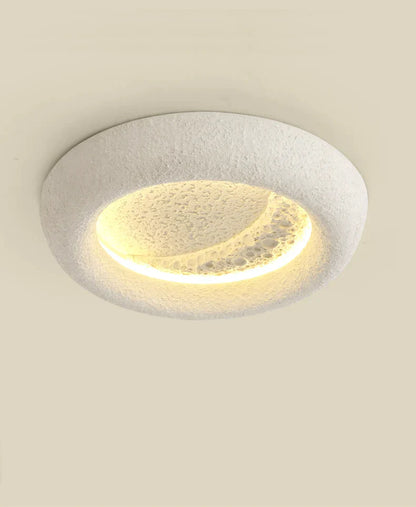 DecorBites™ Cream Breeze Moon Ceiling Lamp: Simple, Warm Lighting for Master Bedroom & Study