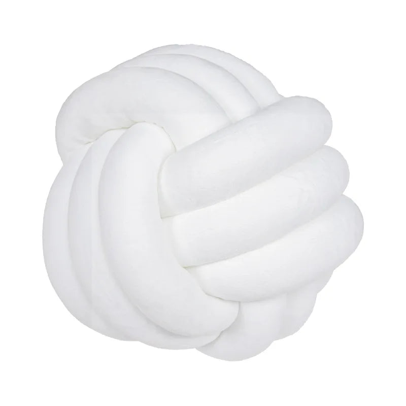 Plush Knot Ball Pillow 28cm Japanese Style