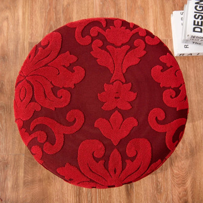 DecorBites™ Jacquard Elastic Bar Chair Cover - Stretch Round Seat Protector