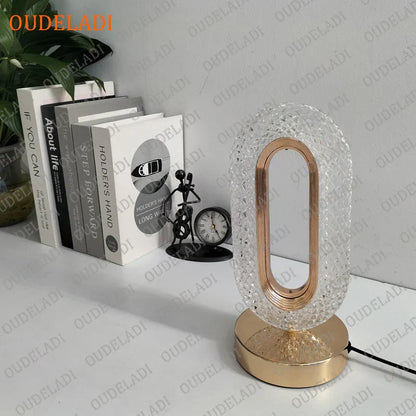 DecorBites™ Crystal Bedroom Table Lamp: Romantic LED Atmosphere, Creative Design