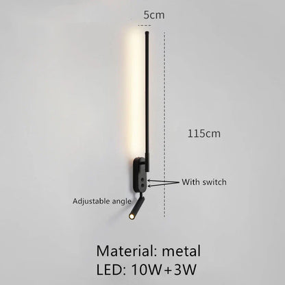 DecorBites™ Adjustable Angle LED Wall Lamp 3000K Sconces for Bedside Reading
