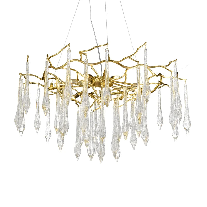 Droplet Crystal Chandelier