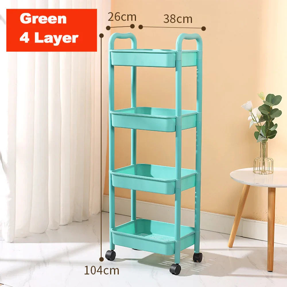 Metal Rolling Storage Cart