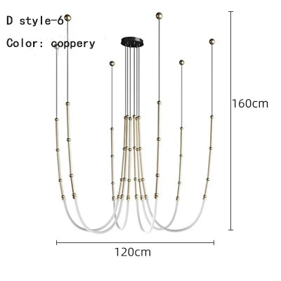 Linear Modern Chandelier