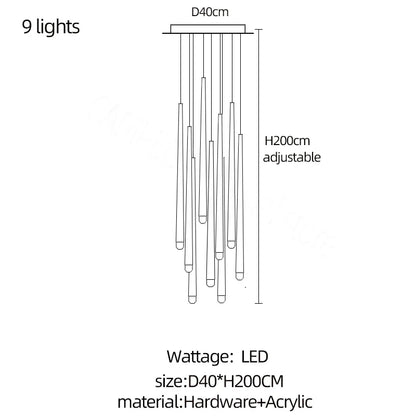 DecorBites™ Crystal LED Chandelier for Stylish Home Lighting & Elegant Decor