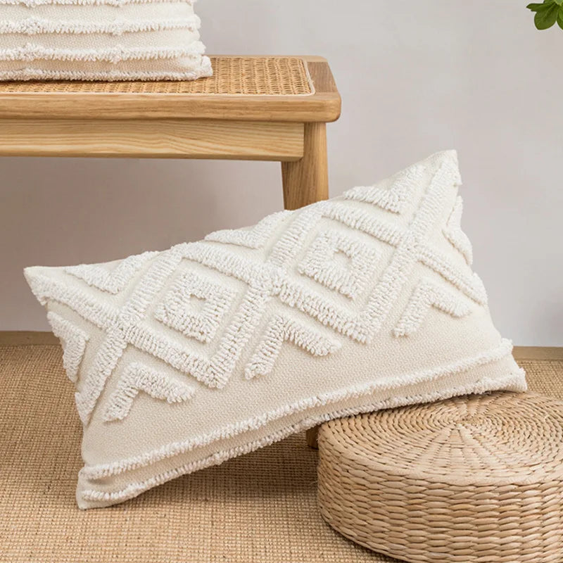 Cotton Tassel Sofa Pillowcase