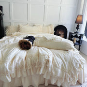 Velvet Carved Wedding Bedding