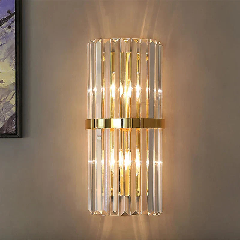 DecorBites™ Crystal Wall Light: Modern Nordic Sconces Indoor Lighting for Living Room Bedroom