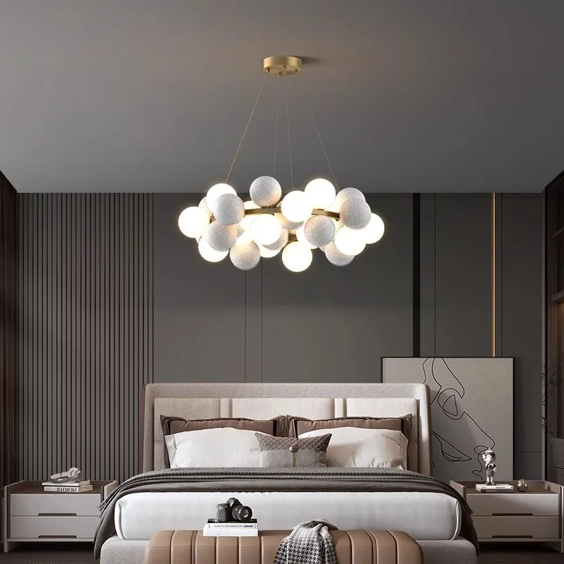 Chrome Linear LED Chandelier