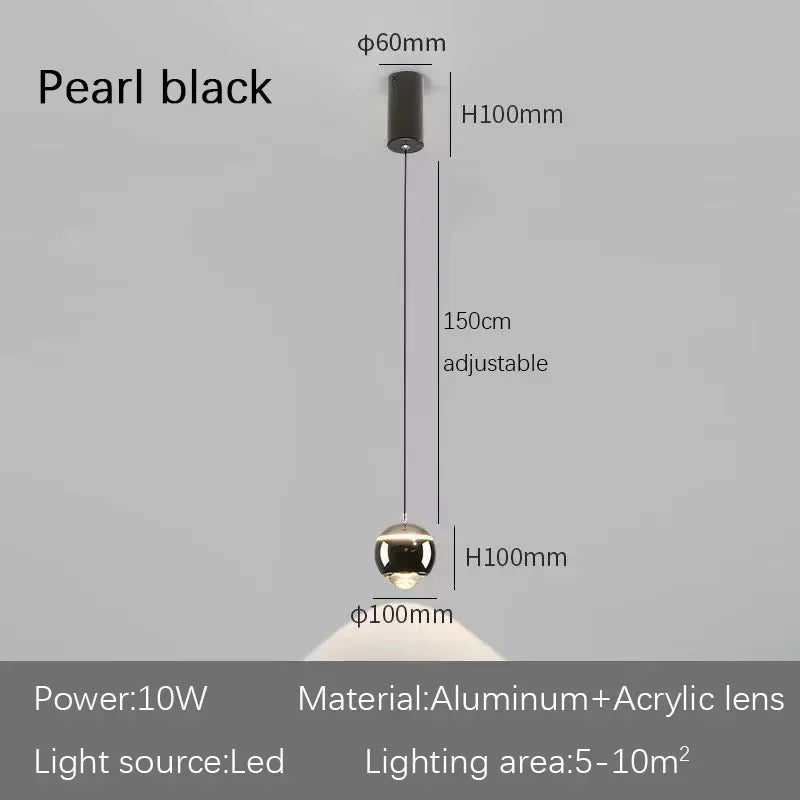 DecorBites™ LED Bedside Pendant Light for Minimalist Home Decor