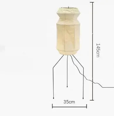 Rice Paper Modern Floor Lamp