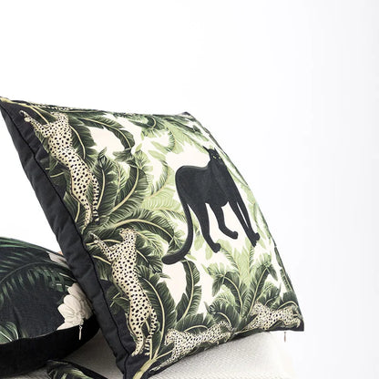 DecorBites™ Green Jungle Decor Pillowcases, Premium Cushion Cover - Home Products