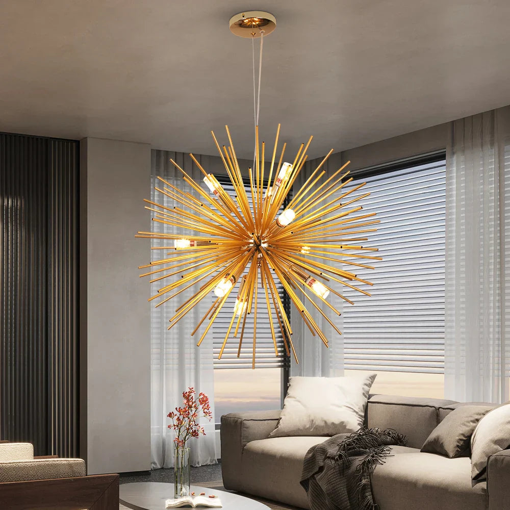 Gold Modern Pendant Chandelier