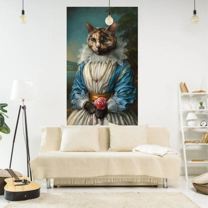 DecorBites™ Funny Cats Meme Tapestry Animals Printed Wall Hanging for Home Decor