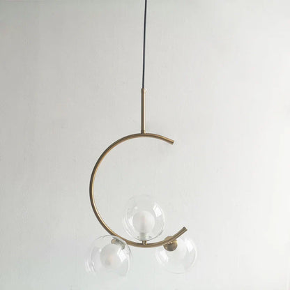 DecorBites™ Glass Ball LED Chandelier for Dining Room, Kitchen, Bedroom, Bar