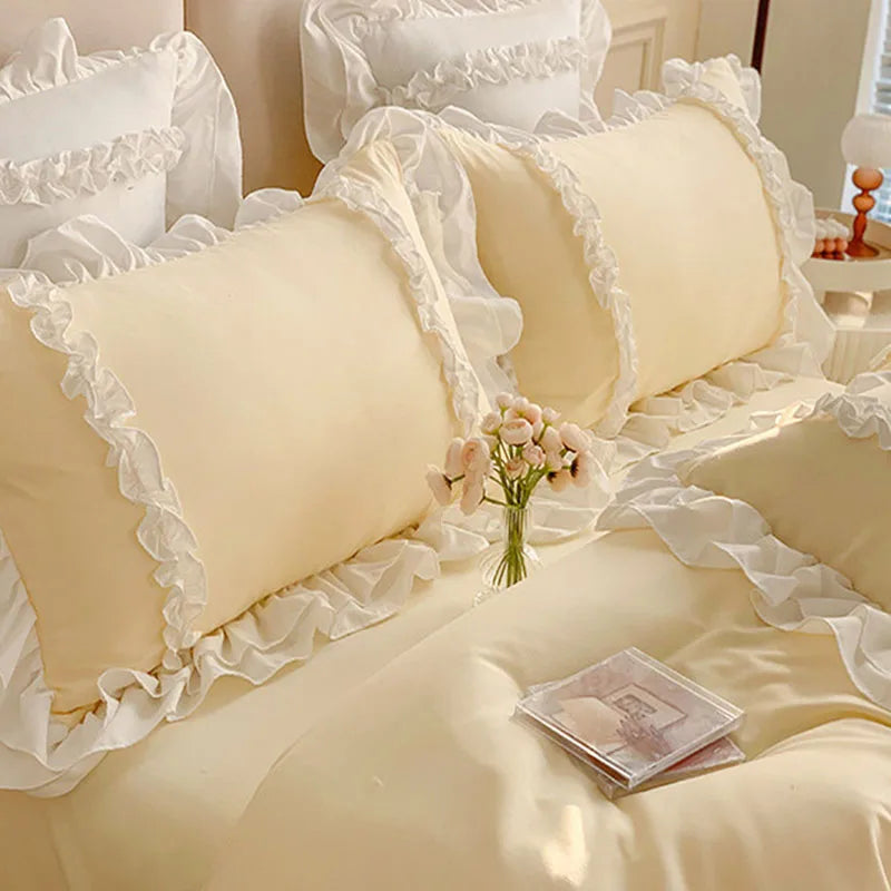 Washed Cotton Bed Set