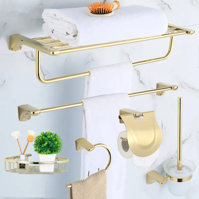 Gold Timeless Bath Hardware