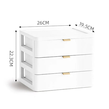 DecorBites™ Desktop Organizer Drawer Cosmetic Rack Jewelry Storage Box