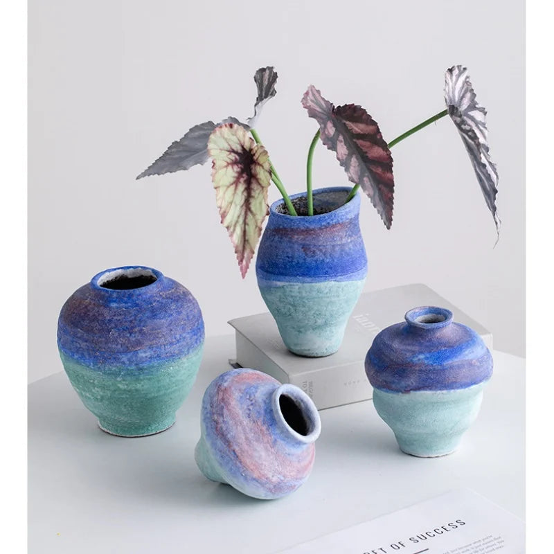 Gradient Ceramic Table Vase