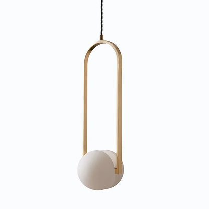 DecorBites™ Golden Chandelier LED Pendant Lights Iron Glass Decorative Lighting