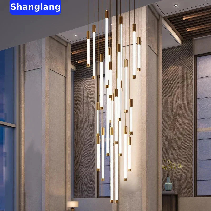 LED Staircase Pendant Chandelier