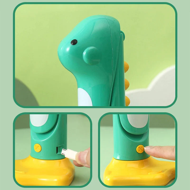 DecorBites™ Cute Dinosaur LED Night Light for Kids USB Rechargeable Table Lamp