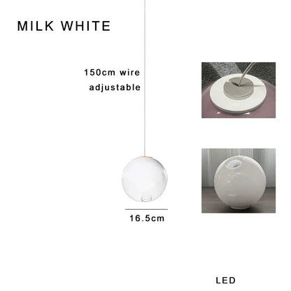 Glass Sputnik Pendant Light