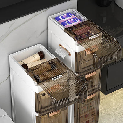 DecorBites™ Crevice Storage Rack Multi-Layer Drawer Organizer for Bathroom, Kitchen, and Car