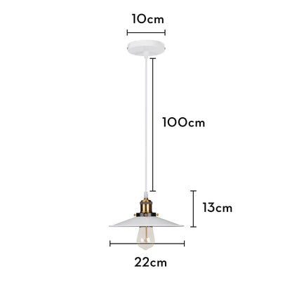 DecorBites™ Iron Pendant Light for Dining Room, Kitchen, and Bedroom