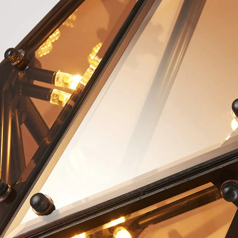 DecorBites™ Diamond Glass LED Pendant Lights for Bar Restaurant Home Chandelier