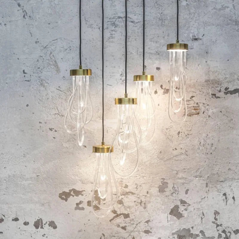 Acrylic Modern Pendant Light Style B Dining Room