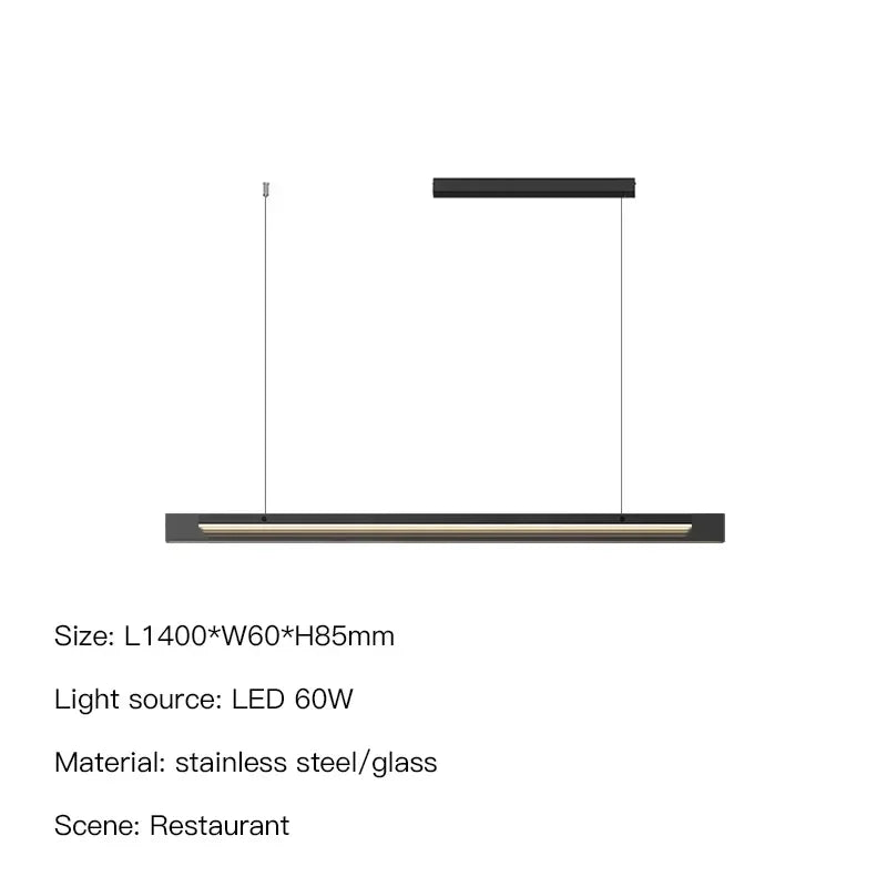 Nordic Gold LED Chandelier