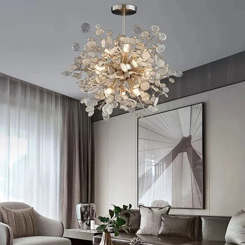 DecorBites™ LED Ceiling Chandelier Nordic Luxury Design for Living Dining Bedroom Lighting