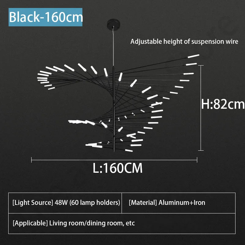 Luxury Firework Pendant Light