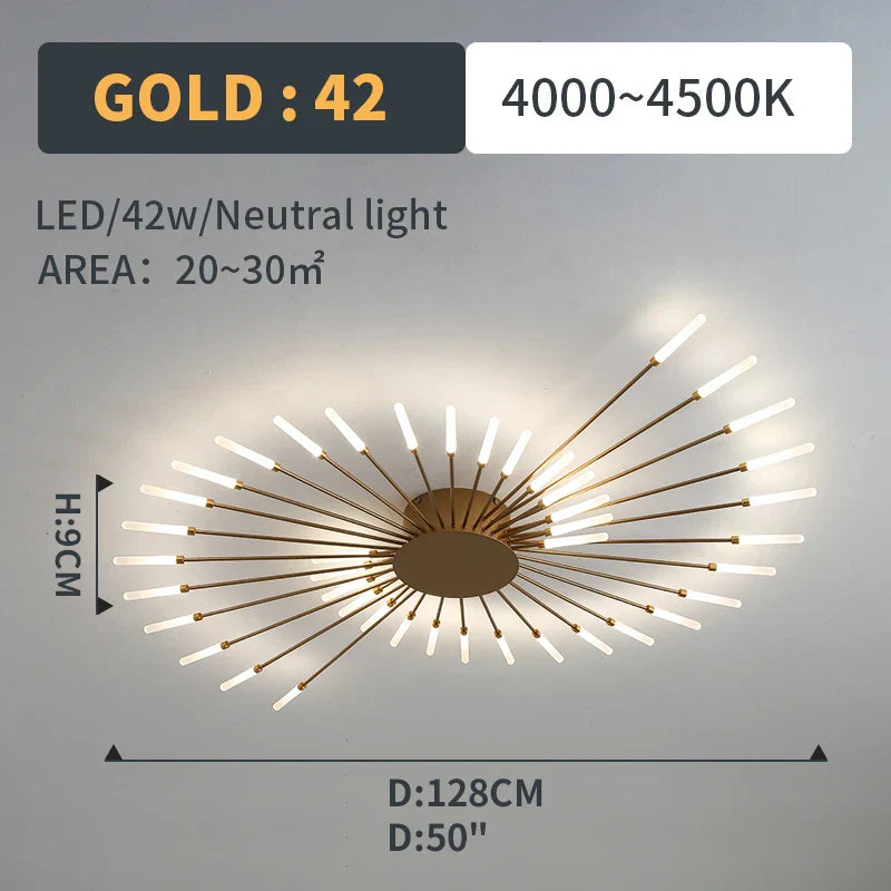 LED Fireworks Pendant Lamp
