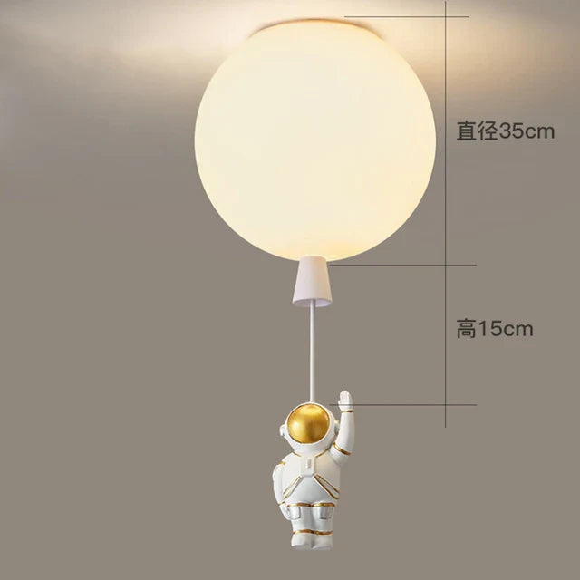 Glass Astronaut Pendant Light