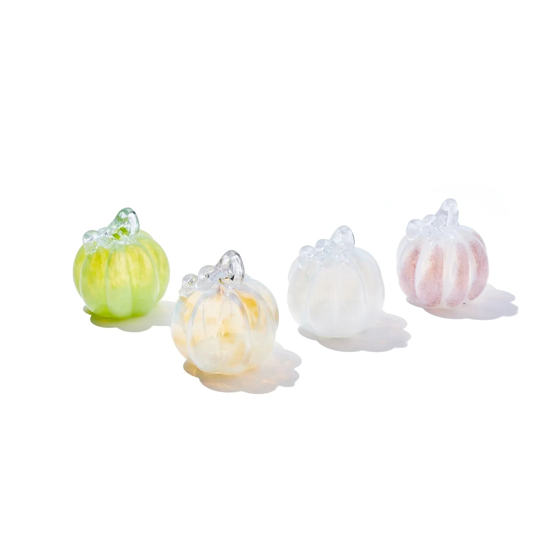 Gold Gradient Glass Pumpkin