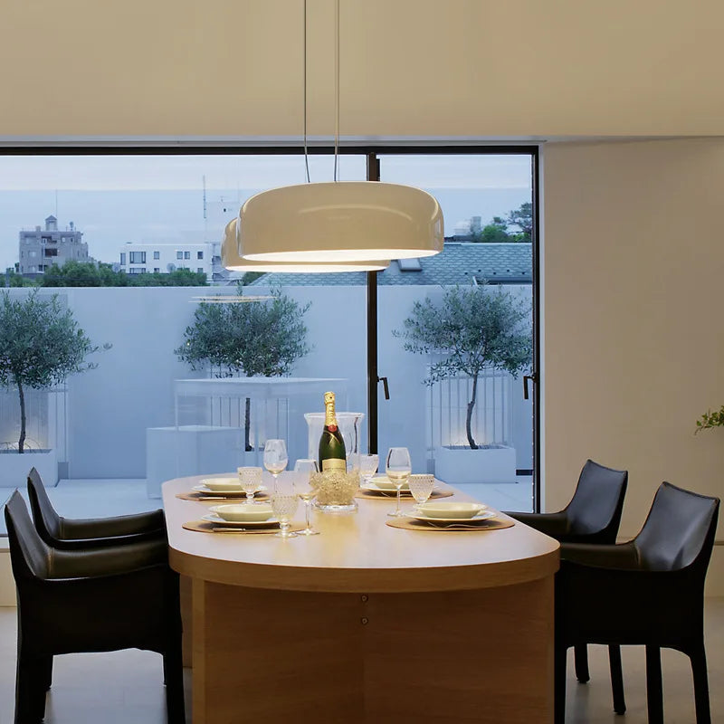Black Nordic Pendant Light Glossy Dia60cm