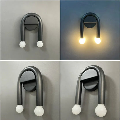 DecorBites™ LED Wall Lamp: Modern Nordic Sconce for Living & Bedroom, Creative Minimalist Design