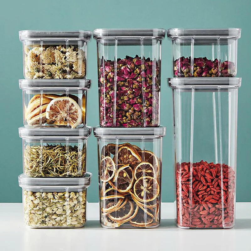 DecorBites™ Hermetic Food Storage Containers Kitchen Organizer - Bulk Preservation Box Organizers