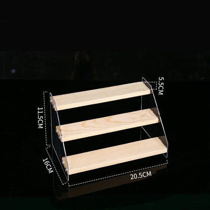 DecorBites™ Acrylic Makeup Organizer Display Stand - 5 Layer Clear Cosmetic Holder