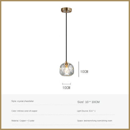 DecorBites™ Crystal LED Pendant Lights for Home Decor Lighting