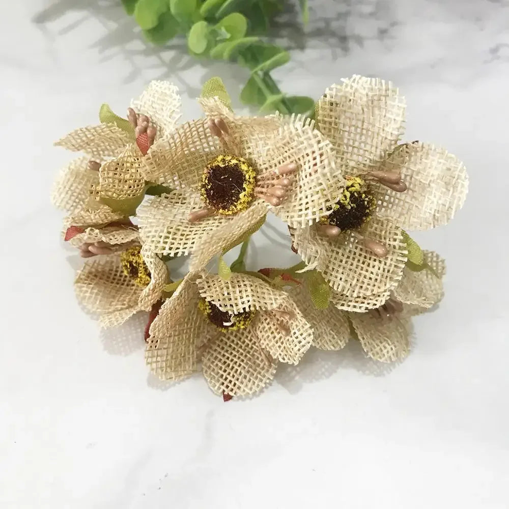 Gold Silk Flower Bundle
