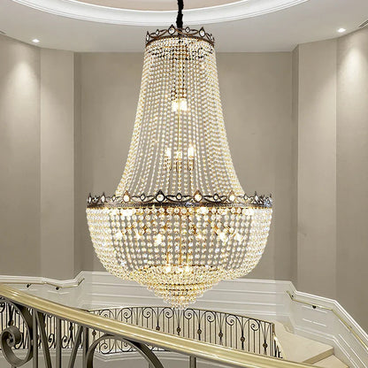 DecorBites™ Crystal LED Chandelier for Living & Dining Room Luxury