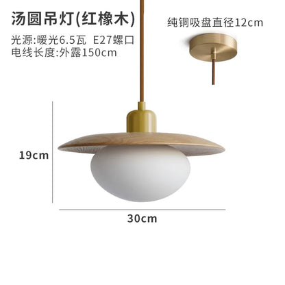 DecorBites™ Cream Wind Pendant Lights LED E27 Minimalist Modern Fixtures for Kitchen Island