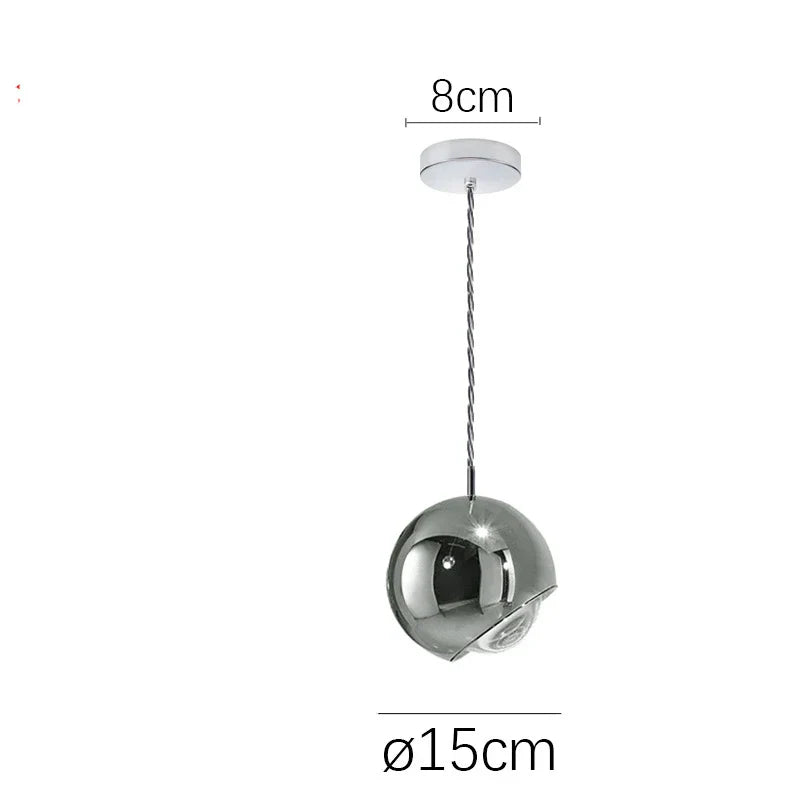 Gold Chrome Ball Pendant
