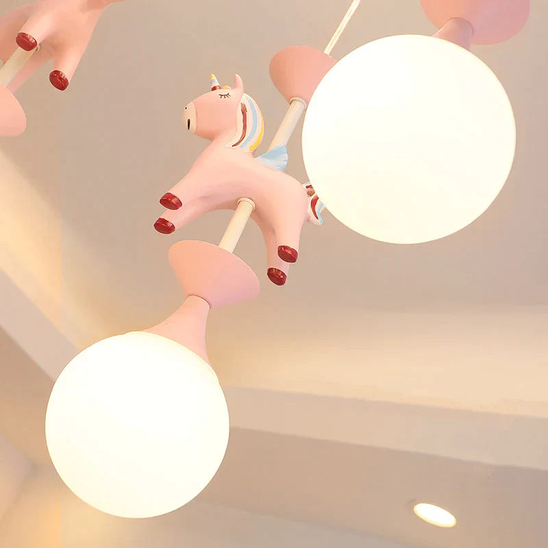 Whimsical Carousel Chandelier