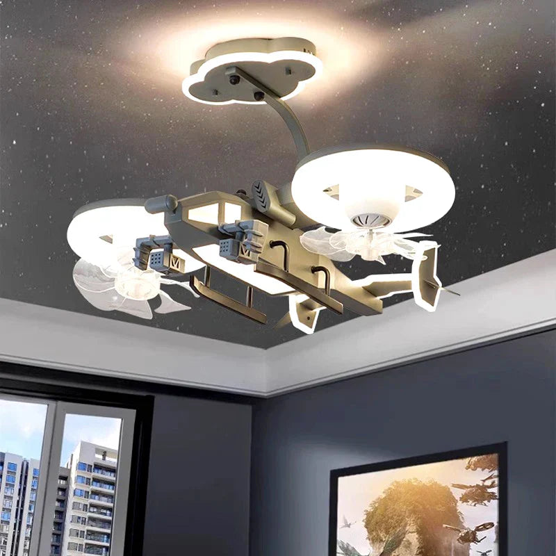 Contemporary LED Ceiling Fan