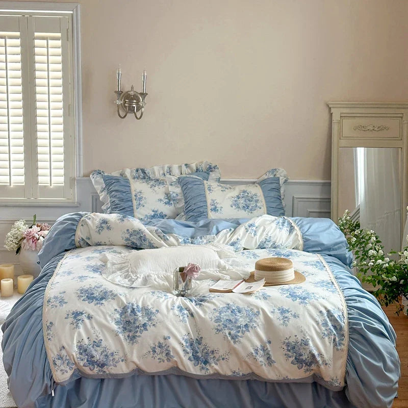 Floral Cotton Ruffle Bedding
