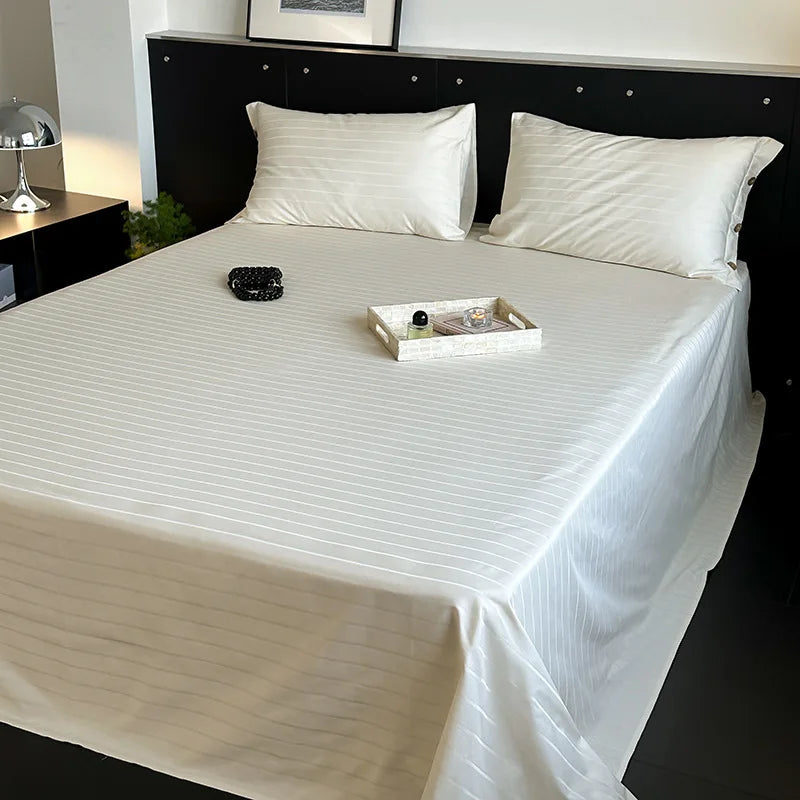 Cotton Satin Bed Sheet Set